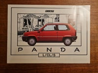 Fiat Panda modelbrochure fra omkring 1980.

14...