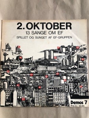 LP, EF-gruppen, 2. oktober, Rock, EF-gruppen - 2. oktober - 13 sange om EF, 1972

VG+ (visuelt gradu