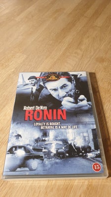 RONIN, instruktør John Frankenheimer, DVD, action, /Spion-thriller fra 1998.
Med bl.a. Robert De Nir