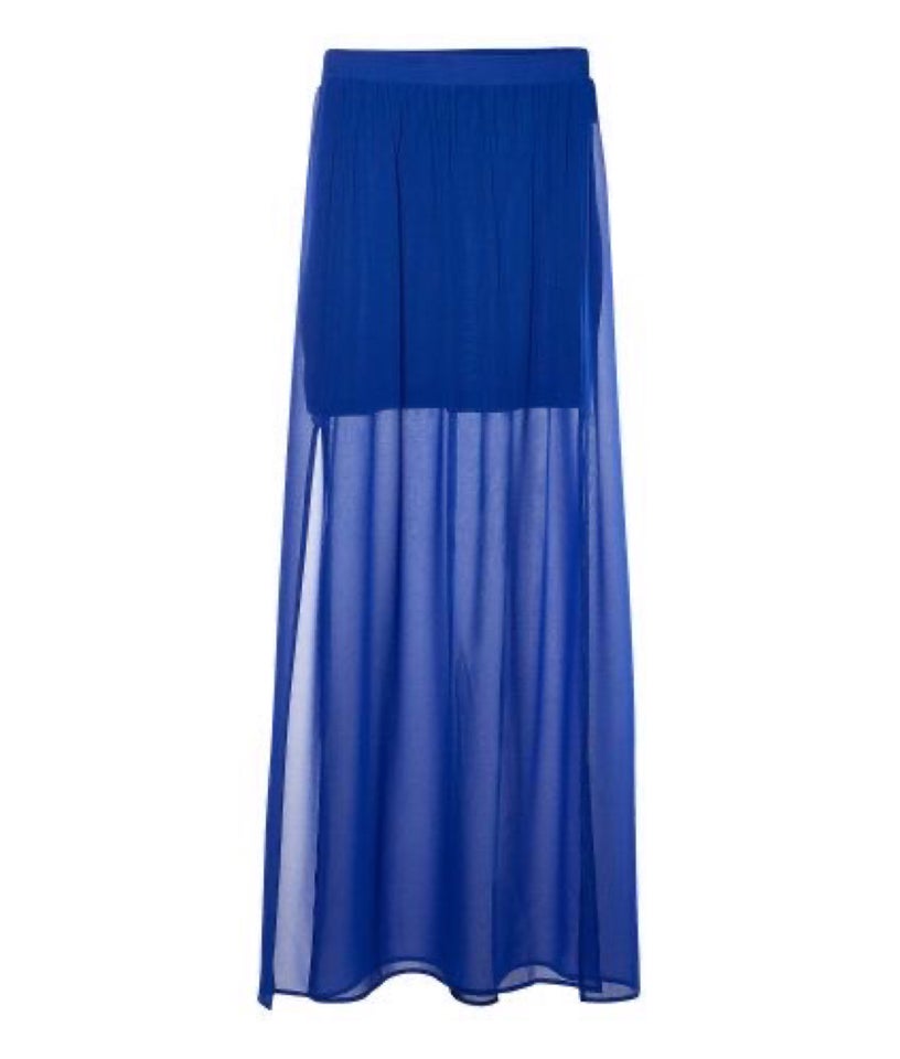 Maxi nederdel, str. 38, H&M