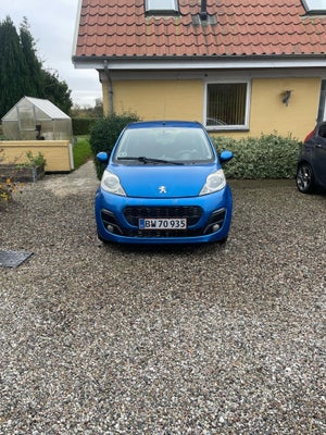 Peugeot 107, 1,0, Benzin, 2007, km 113000, blåmetal, 5-dørs, Jeg sælger hermed min Peugeot 107, da j