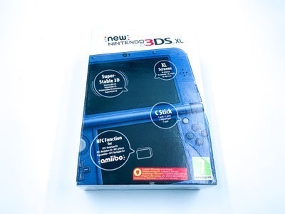 Nintendo 64, *NEW* 3DS XL Metallica Blue med æske, *NEW* 3DS XL Metallica Blue med æske og manualer 