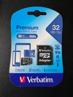 microSD / SDHC, Verbatim, 64 GB