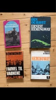 Bøger af Ernest Hemingway, Ernest Hemingway, genre: roman