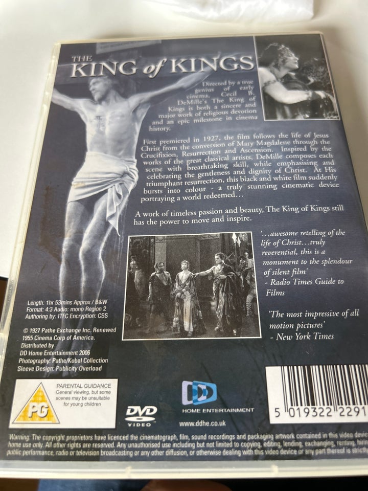 The King of Kings , DVD, drama