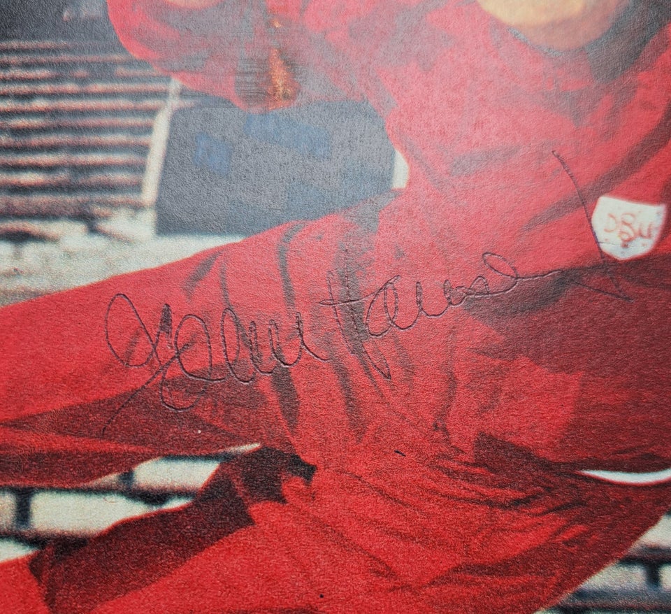 Autografer, Fodboldlegenden John Hansen, Juventus