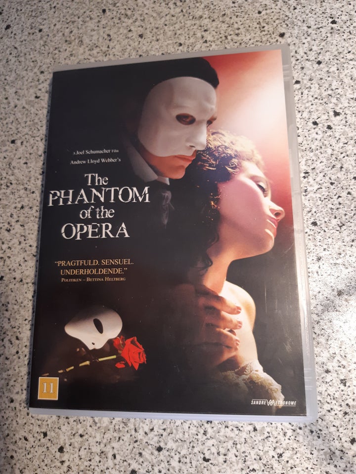 The Phantom Of The Opera, DVD, musical/dans