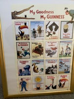 Litografi, Ukendt (Guiness), motiv: Guinness plakater