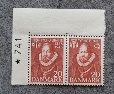 Danmark, postfrisk, 1946. 400-året for astronomen Tycho Brahes fødsel

Parstykke Afa 298

Marginal n