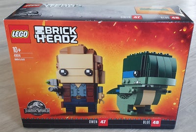 Lego Exclusives, 41614, BrickHeadz. Ny og uåbnet.

Fra Jurassic World
Nr. 47 og 48: Owen og Blue (ud