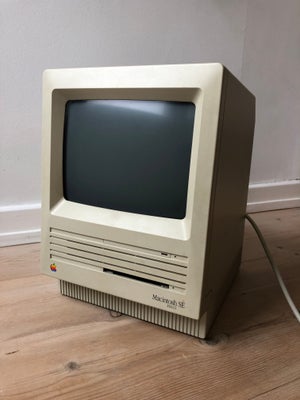 Macintosh, SE FDHD, God, Klassisk "bærbar" mac fra 1988. Monochrom skærm. Fungerer fint. Herlig lyd,