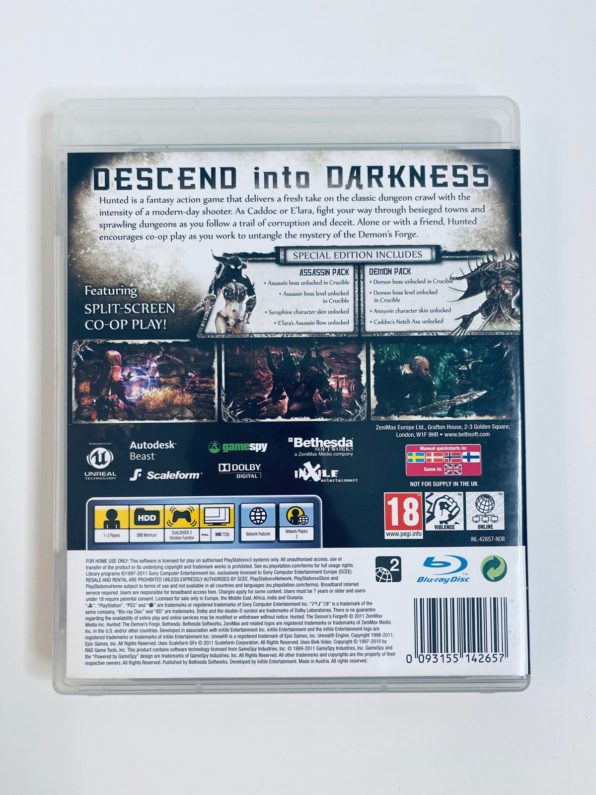 Hunted The Demon’s Forge, Playstation 3, PS3