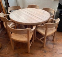 Spisebord m/stole, Fyrretræ, Rainer Daumiller