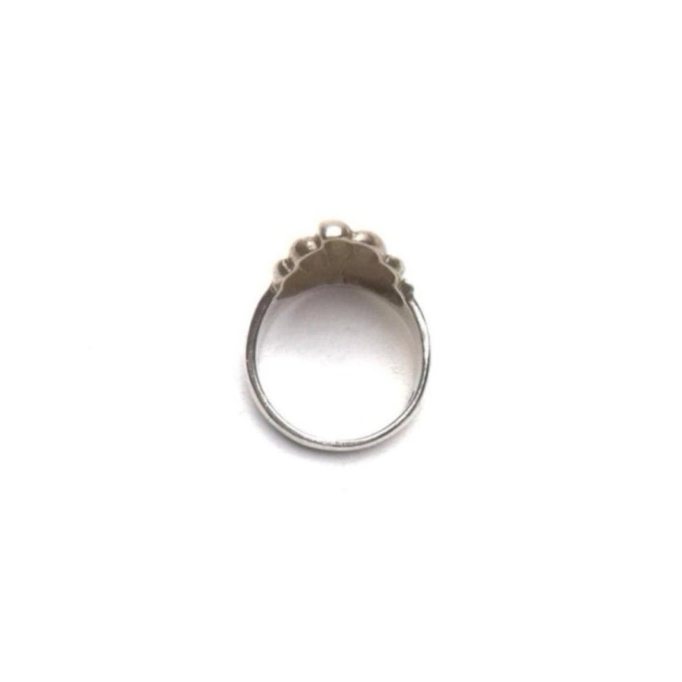 Ring, sølv, Vintage sterling sølv ring skulpturel