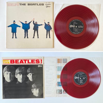 LP, The Beatles, 2 røde JAPANSKE vinyler (3), Rock, Én for 399kr. Begge to for 699kr.

Disse vinyler
