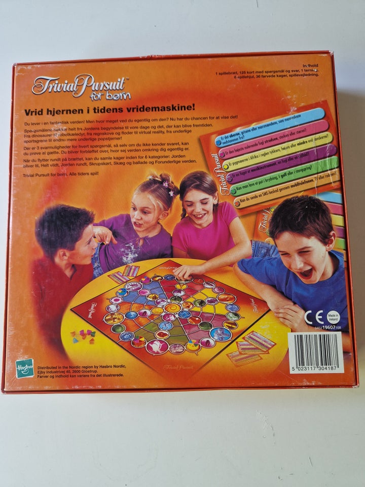 Trivial Pursuit for børn, Familiespil, brætspil