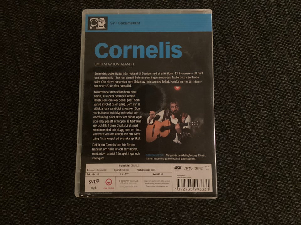 Cornelis, DVD, dokumentar