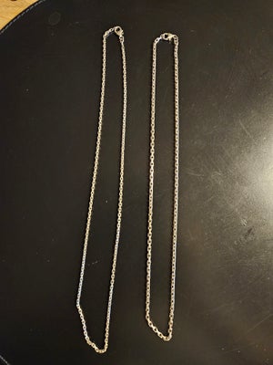 Halskæde, sølv, BNH, 2 stk. BNH halskæder 300 kr.