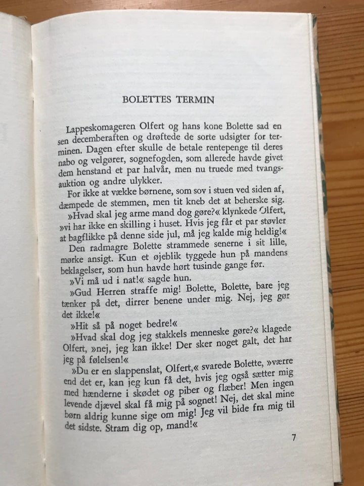 Paradisæblerne , Martin A. Hansen, genre: noveller
