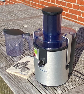 Philips juicer / saftpresser, HR1861, Philips juicer / saftpresser HR1861.
Inkl. brugsvejledning.
An