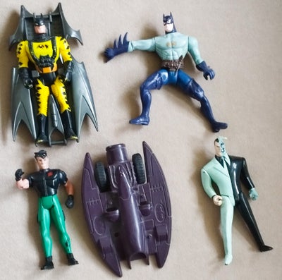 5 vintage BATMAN actionfigurer, KENNER, VINTAGE ROBIN  FIGUR 1994 - KENNER 

To ansigter. DC tegnese