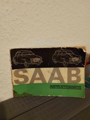 Instruktionsbog , Saab95-5, 96-5, 94 V4 og 96V4, Original instruktionsbog til:
Saab 96-5, en femsæde