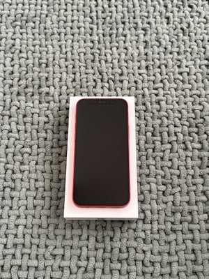 iPhone 12 Mini, 256 GB, rød, Perfekt, Perfekt iPhone 12 Mini 256 GB i rød farve sælges!.

• Telefone