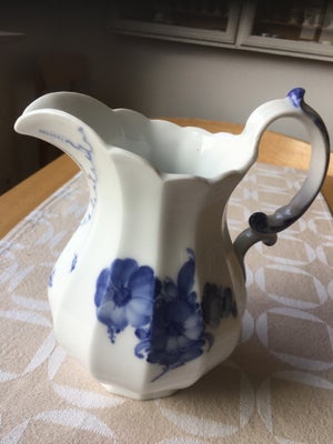 Porcelæn, Kande, Kongeligt porcelæn, Blå blomst, højde 18 cm