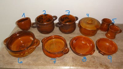 Keramik, Ældre fin keramikserie ubrugt., HPK Præstø., 1. Vase 6x11x10,5 cm.
Kr. 39.-
2. Krukke med ø