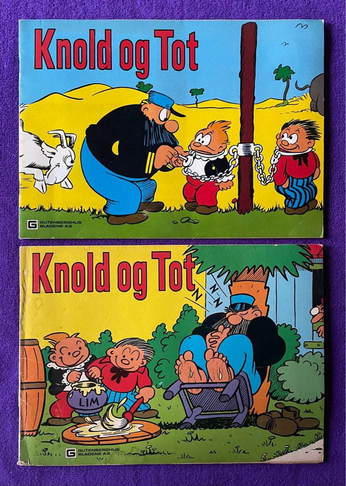 Knold og Tot, Tegneserie