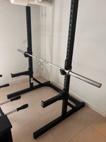 Squat rack, Power rack m. vægtstang, Titan Life