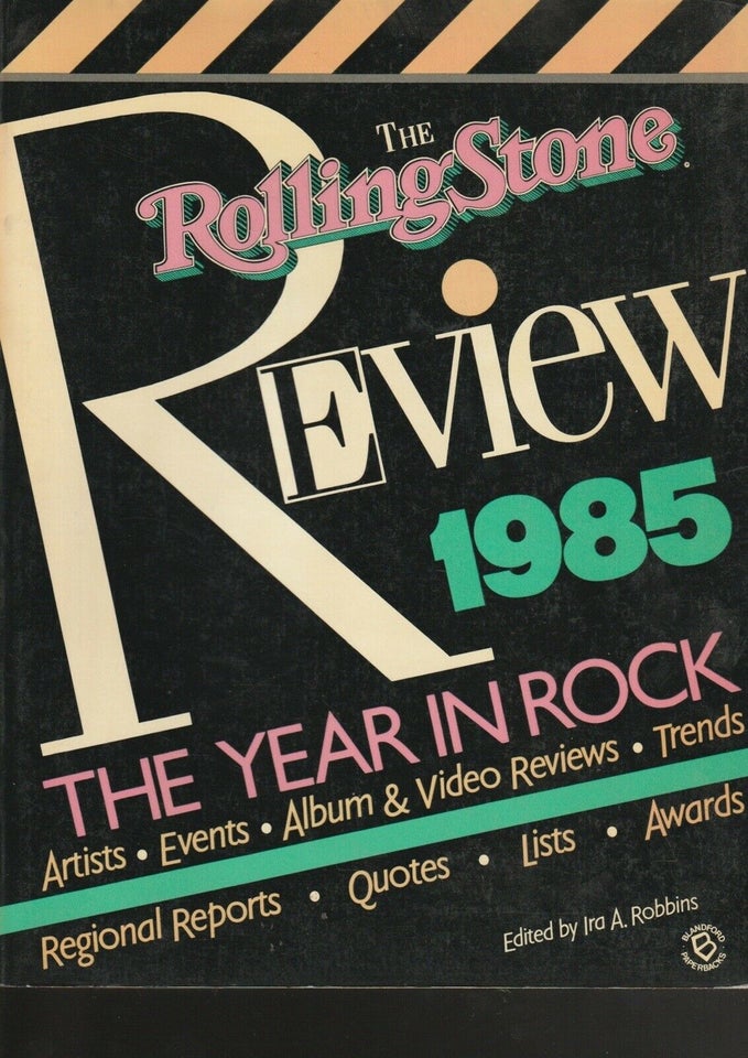 The Rolling Stone Review 1985 - the year in rock, Ira A.