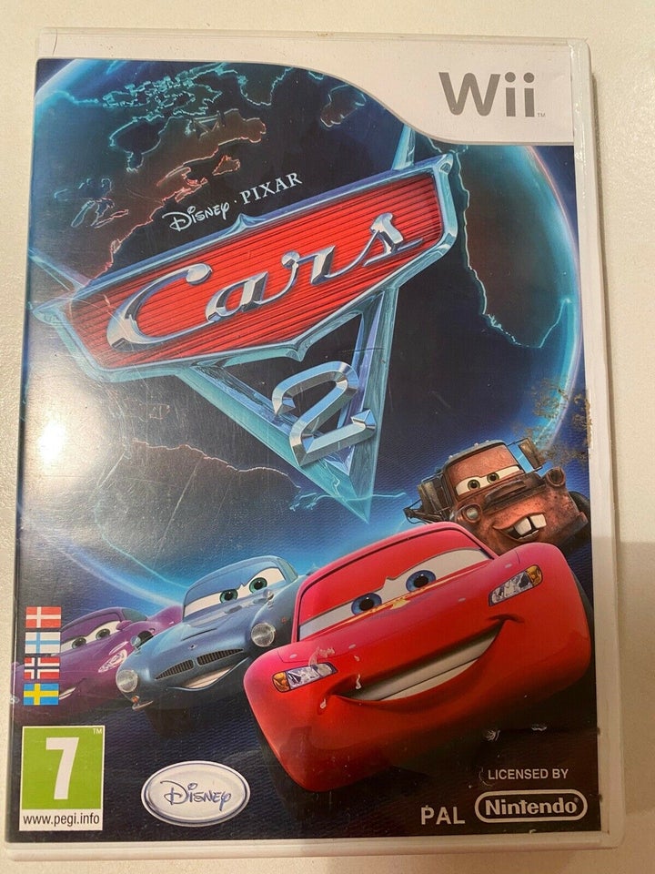 Cars 2, Disney Pixar, Nintendo Wii