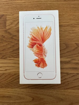 iPhone 6S, 64 GB, pink, Rimelig, iPhone 6S med 64 GB i farven rose-gold. 

Den er godt brugt og skær