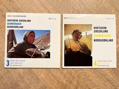 EP, Traditional songs of Greenland, Nordgrønland , Folk, 2 singleplader med folkemusik fra Grønland.