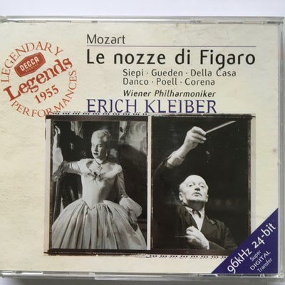 Wolfgang Amadeus Mozart: Le Nozze Di Figaro (3CD), klassisk, 
Decca – 466 369-2

3CD med booklet.

G