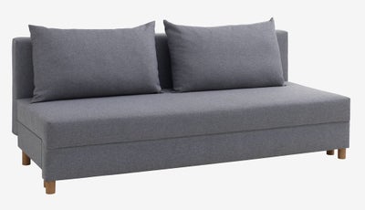 Sovesofa, NORSMINDE Sovesofa NORSMINDE lysegrå, b: 83 l: 192 h: 83, Udslået liggemål 130x192 cm. 
B1