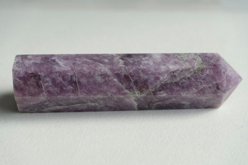 Smykker og sten, Krystal stav - Lepidolit