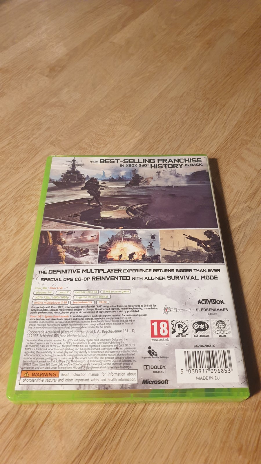 CALL Of DUTY MW3 (Modern Warfare 3), Xbox 360, FPS