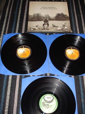 LP, George Harrison / Beatles ( UK presning ), All Things Must Pass, Rock, Sender gerne...
Forsendel