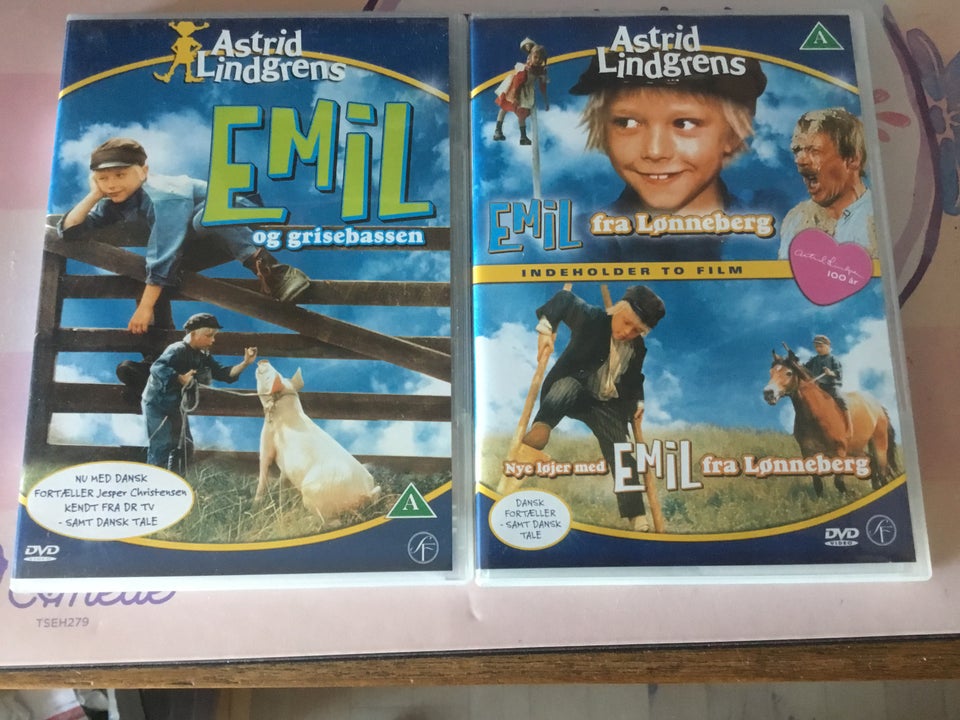 Pippi Langstrømpe og Emil fra Lønneberg , DVD, familiefilm