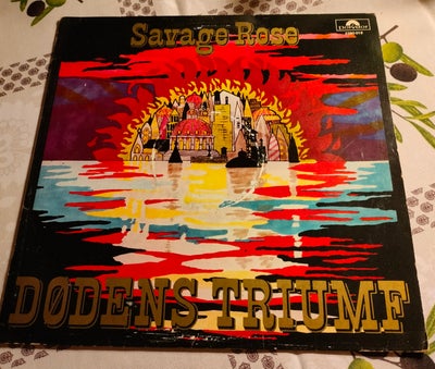LP, Savage Rose , Dødens triumf , Pop, Flot og velholdt LP fra 1972
Giv venligst et bud 
Afhentes på