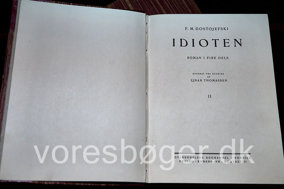Idioten I-II, F.M.Dostojefski, genre: roman