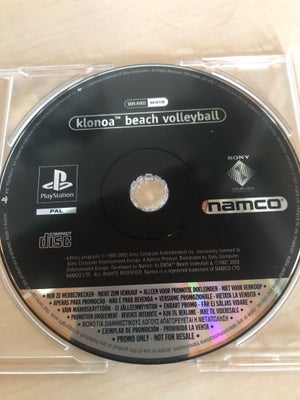 Promo,Rental,Demo, PS, Klonoa Beach Volleyball Promo disc 

Galaxian 3 Rental only disc

Circuit Bre