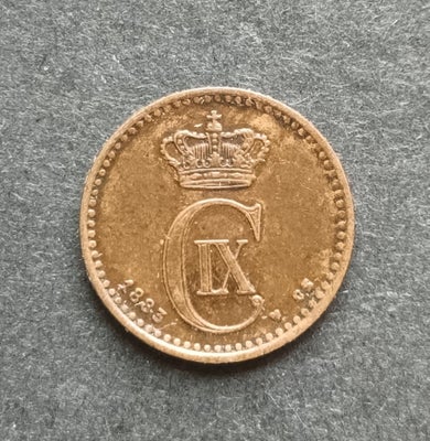 Danmark, mønter, 1 Øre 1883