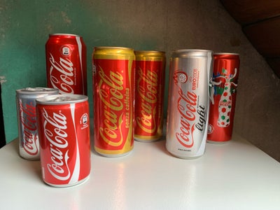 Coca Cola, Coca Cola dåser og flasker fra 2008, En lille speciel samling af sodavand fra Italien år 