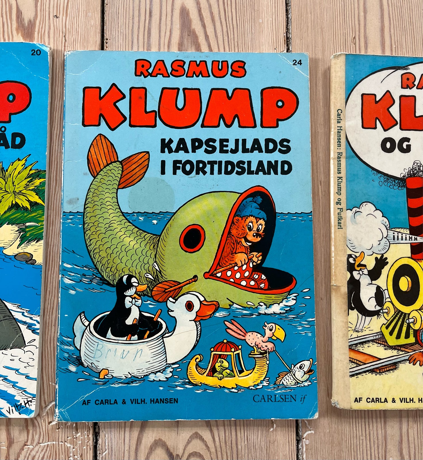 Rasmus Klump, Tegneserie