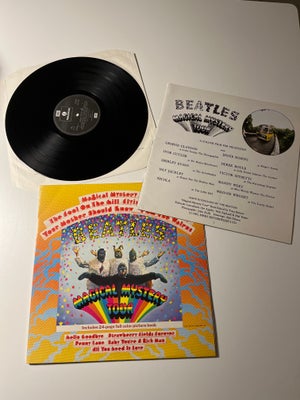 The Beatles : Magical Mystery Tour, rock, The Beatles Magical Mystery Tour på LP inkl. bog