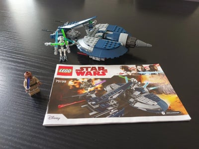Lego Star Wars, 75199, Lego Star Wars General Grievous' kampspeeder

Komplet sæt med alle klodser.
M