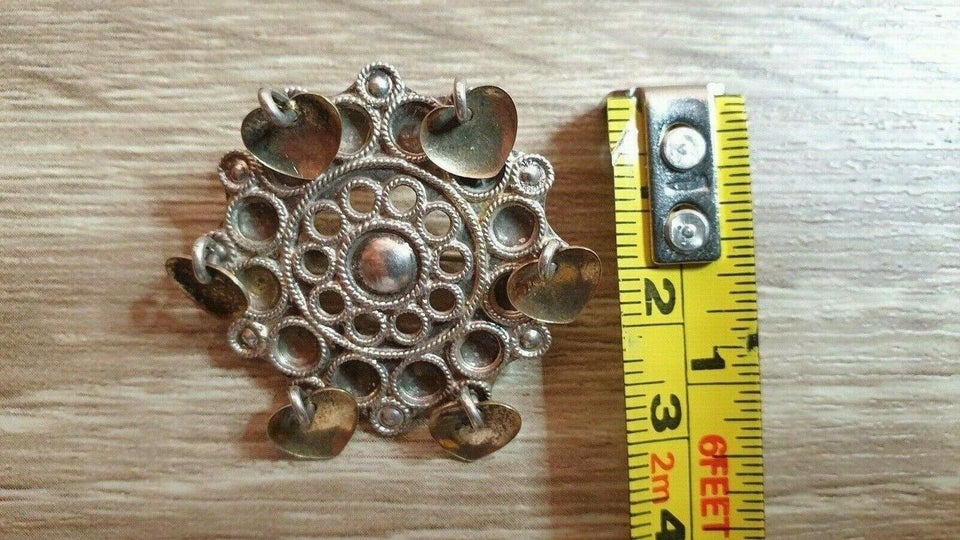 Broche, sølv, 830S